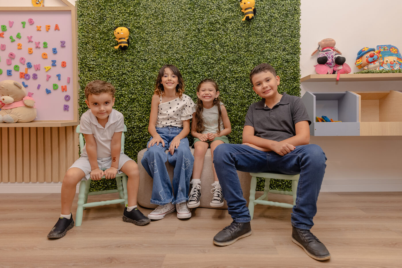 Família na festa
