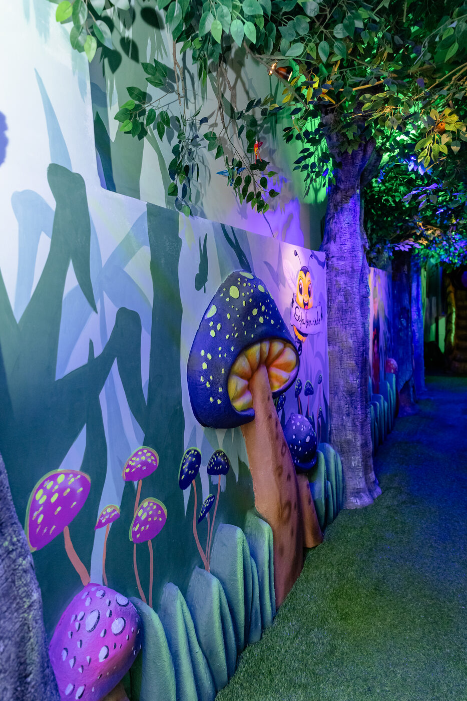 Cenário de floresta encantada para ensaios