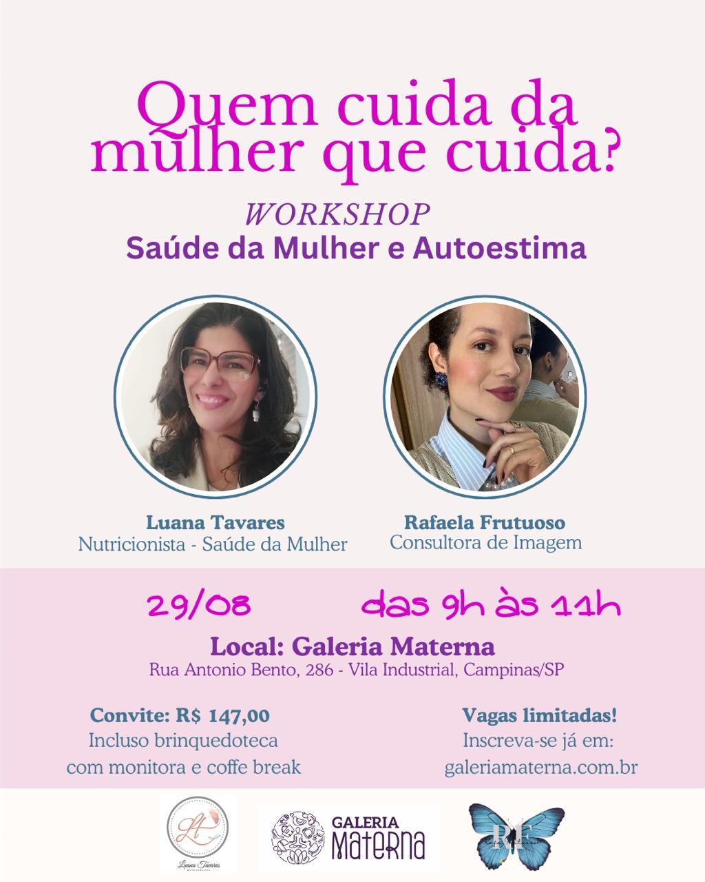 Workshop - Saúde da Mulher e Autoestima